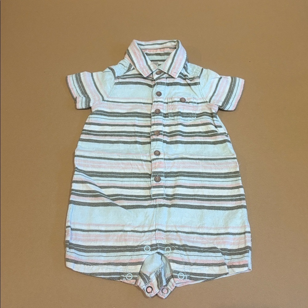 Carter's Striped 12 m Romper onesie